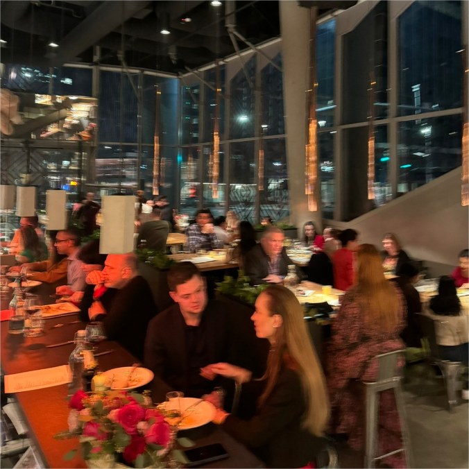 A private dinner in the dining room at L'Experience Paris Bellevue